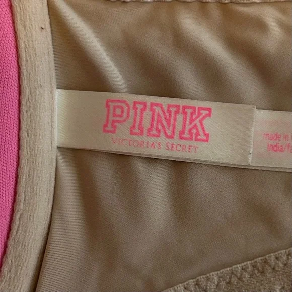 Victoria’s Secret PINK Front Closure Wear Everywhere Push Up Bra SZ 36C in Nude - Picture 5 of 6